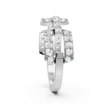 Load image into Gallery viewer, Interlocked Pavé Ring