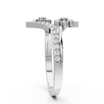 Load image into Gallery viewer, Eternal Duo Floral Diamond Ring