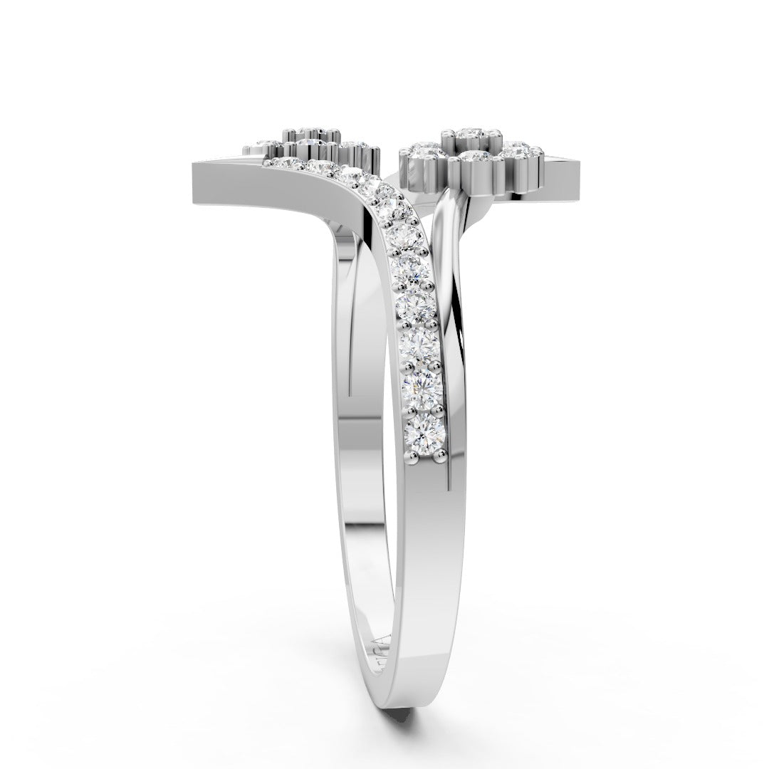 Eternal Duo Floral Diamond Ring