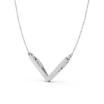 Load image into Gallery viewer, Diamond Chevron Pendant
