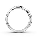 Load image into Gallery viewer, Crossover diamond ring