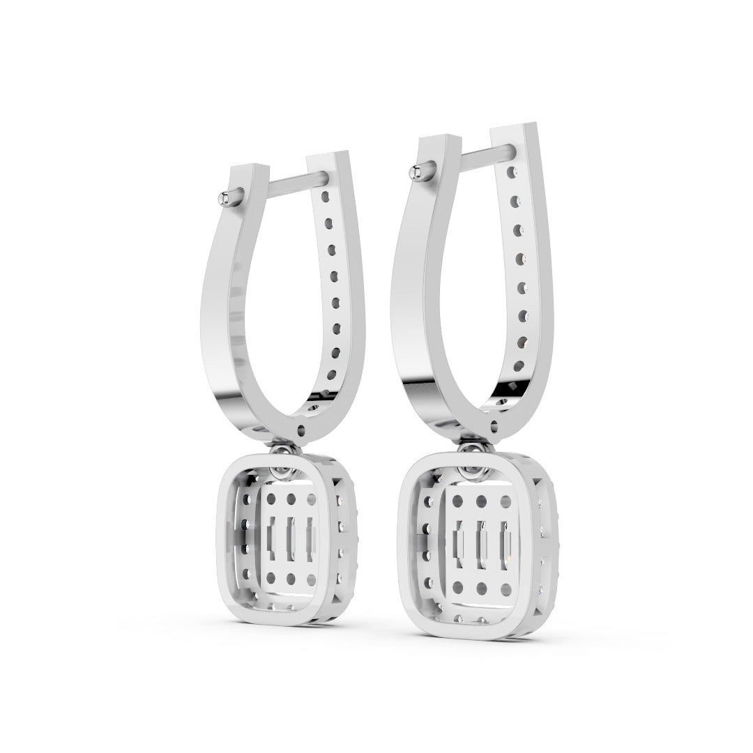 Luxe Baguette Halo Drops