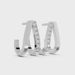 Load and play video in Gallery viewer, Golden Arc Studs