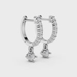 Load and play video in Gallery viewer, Classic Solitaire Drop Earrings