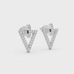 Load and play video in Gallery viewer, Trinity Spark Diamond Earrings