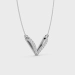 Load and play video in Gallery viewer, Diamond Chevron Pendant