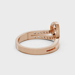 Load and play video in Gallery viewer, Serene Crossline Diamond Ring