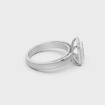 Load and play video in Gallery viewer, Celeste Square Halo Ring