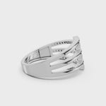 Load and play video in Gallery viewer, Trinity Curve Diamond Ring