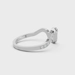 Load and play video in Gallery viewer, Silver Wave Diamond Ring