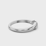 Load and play video in Gallery viewer, Delicate Brilliance Band Diamond ring