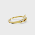 Load and play video in Gallery viewer, Luxe V Curve Ring