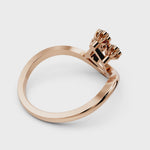 Load and play video in Gallery viewer, Glamorously Trio Floral Diamond Ring