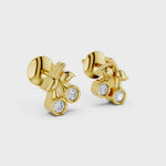 Load and play video in Gallery viewer, Cherry Spark Diamond Studs