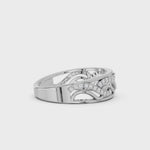 Load and play video in Gallery viewer, Silver Braided Spark Ring