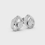 Load and play video in Gallery viewer, Silver Spiral Spark Earrings