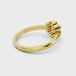 Load and play video in Gallery viewer, Golden Bloom Cluster Ring