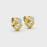 Load and play video in Gallery viewer, Radiant Square Sparkle Earrings