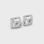Load and play video in Gallery viewer, FloraFrame Diamond Earrings