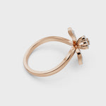 Load and play video in Gallery viewer, Flora Leaf Bow Ring