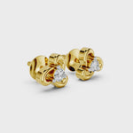 Load and play video in Gallery viewer, Trio Twist Diamond Studs