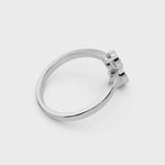 Load and play video in Gallery viewer, Twin Sparkle Glow Diamond Ring
