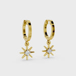 Load and play video in Gallery viewer, Twilight Star Hoops