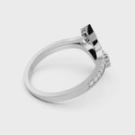 Load and play video in Gallery viewer, Eternal Duo Floral Diamond Ring